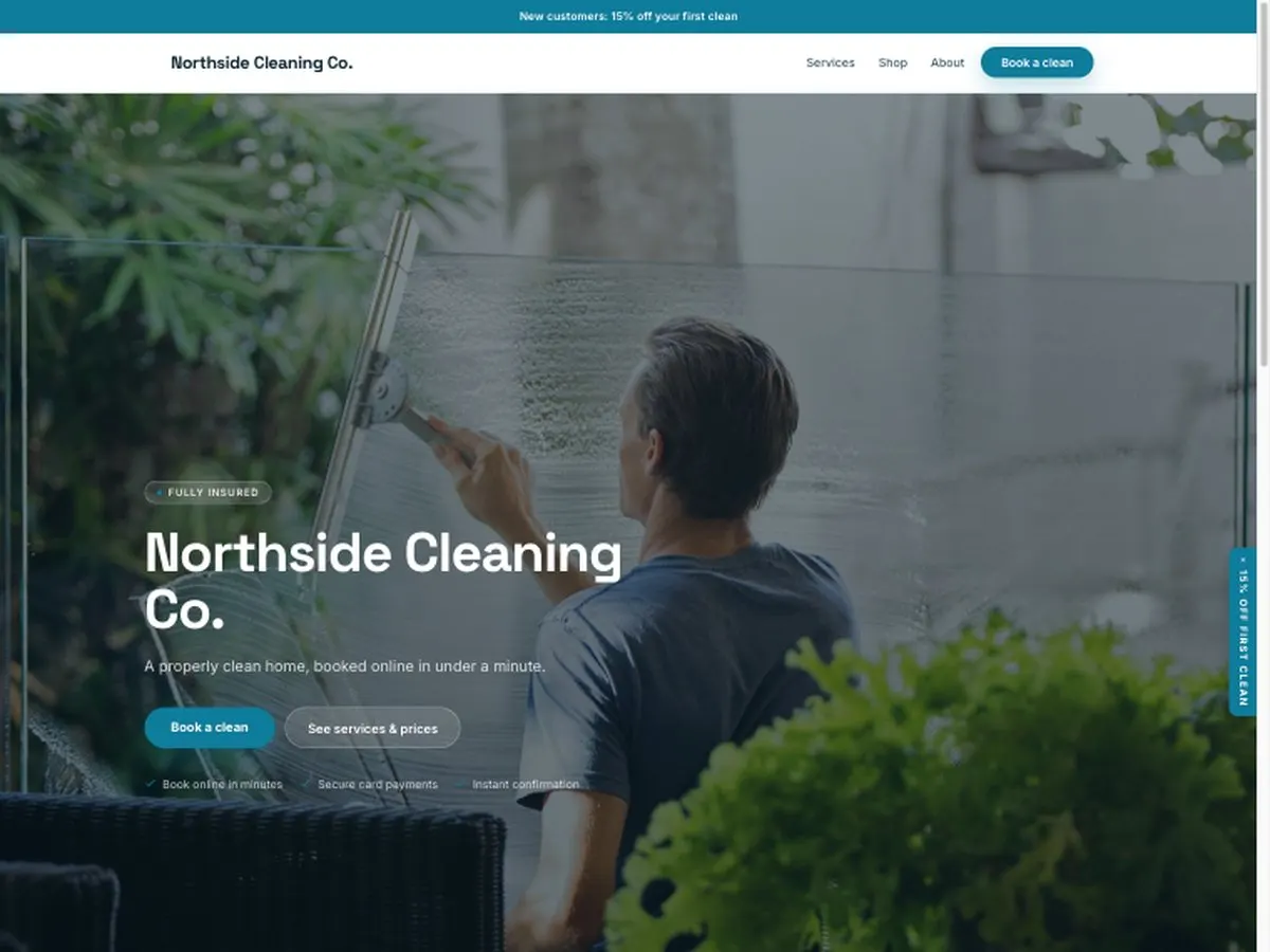 The Northside Cleaning Co. demo site